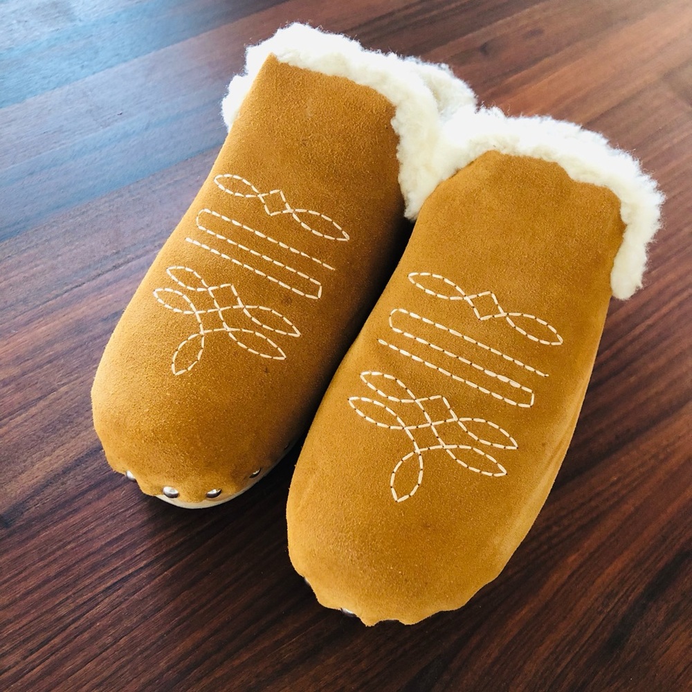Pilcro Shearling-Lined Clogs for Anthropologie